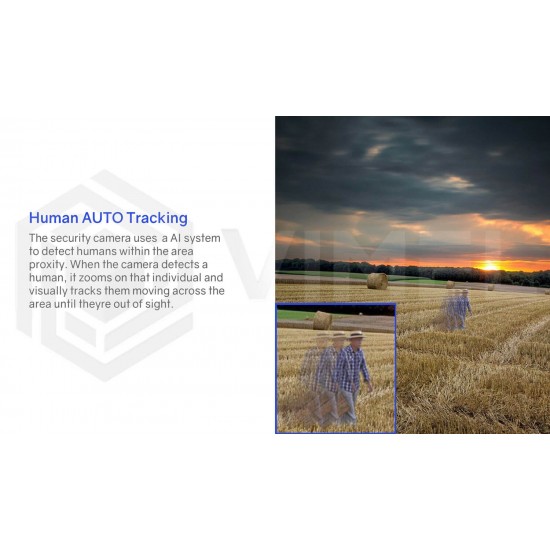 4G Farm Solar Security Camera 20X Human Auto Tracking