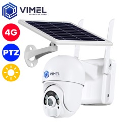 4G LIVE VIEW PTZ Security Camera with Solar Panel
