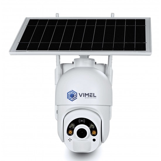 4G LIVE VIEW PTZ Security Camera with Solar Panel