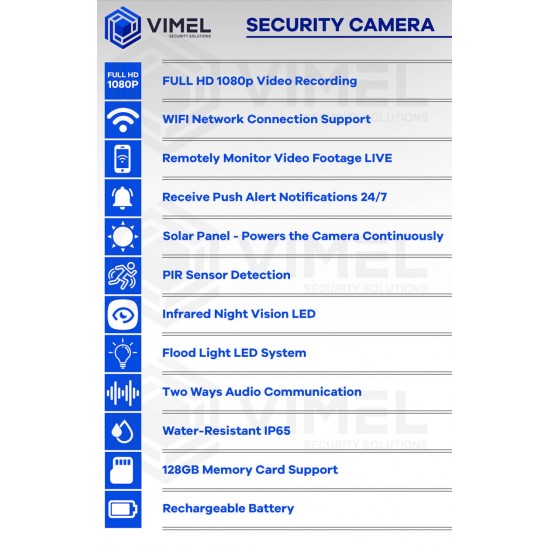 WIFI Solar Night Security PTZ Camera