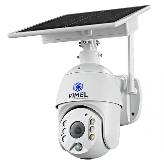 WIFI PTZ Security Solar Powered Camera 