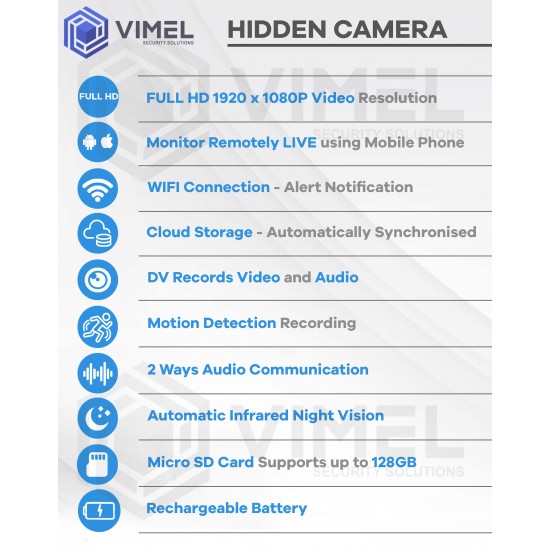 WIFI Spy Security Cloud Camera