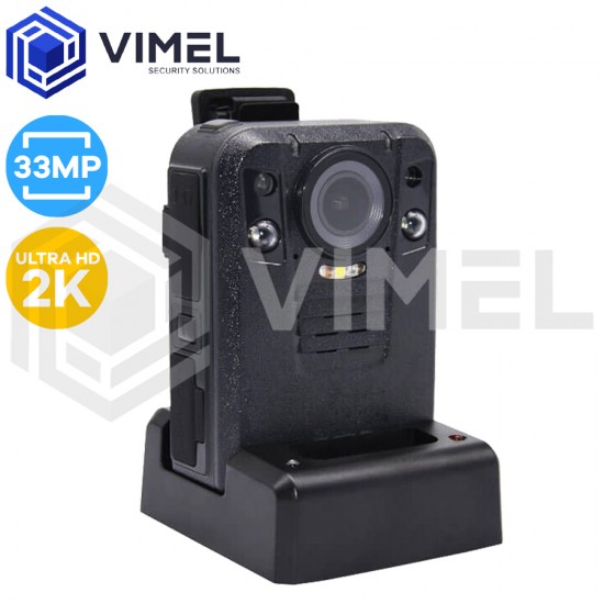 VIMEL Ultra Body Police Camera 32MP
