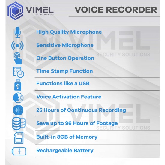 Smallest Spy Voice Activated Recorder USB