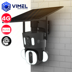 Home Security Camera 4G Dual Solar Human Detection