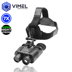 Wearable Head Mount Binocular Camera Night Vision