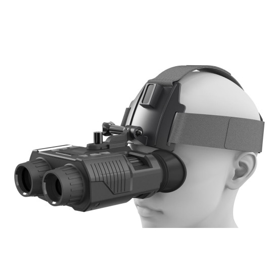 Wearable Head Mount Binocular Camera Night Vision