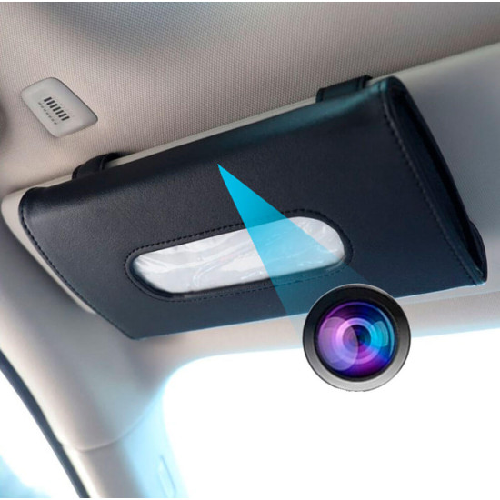 Wireless Hidden Car Dashboard Tissue Box Camera