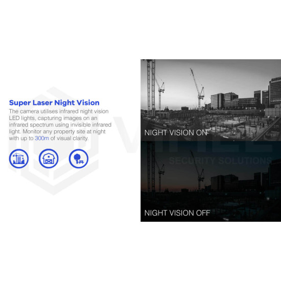 ULTRA HD 4K WIFI Security Camera Laser Night Vision