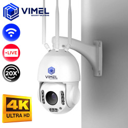 Home Security Camera WIFI 4K Recording 20X