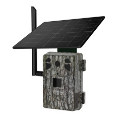 Solar Panel Trail Camera 4G ULTRA HD 2K 24/7