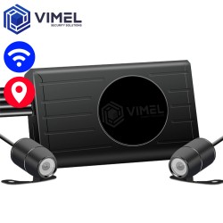 VIMEL GPS Motorbike Dual WIFI Camera