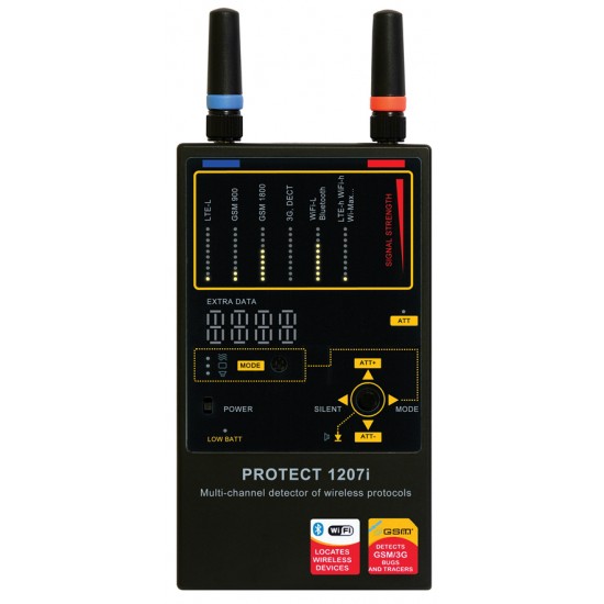 Protect 1207i spy phone camera  listening device detector