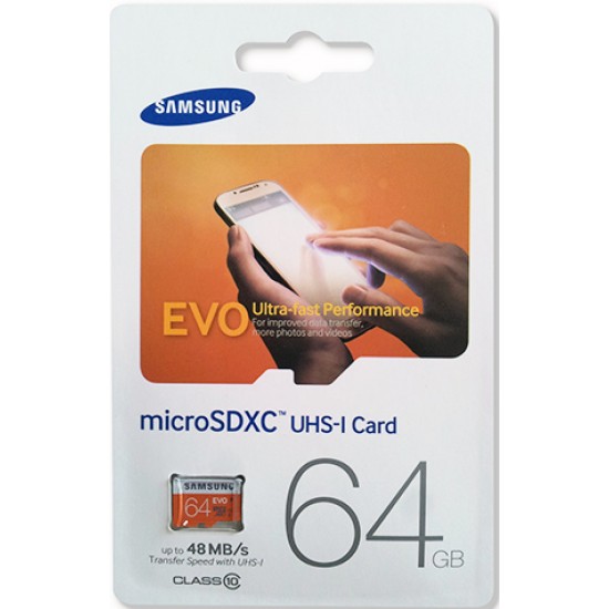 Samsung 64GB Microsd class 10 EVO