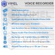 Wireless Voice Recorder Bluetooth for Mobile Phone Calling