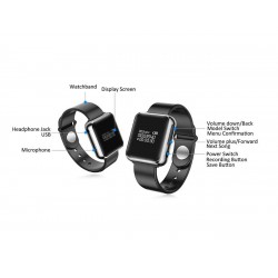 Hidden Digital Watch Voice Recorder for Evidence & Anti-Bullying